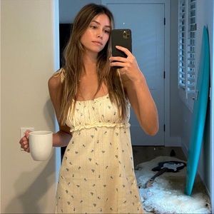 For Love & Lemons Blossom Pointelle Slip Dress